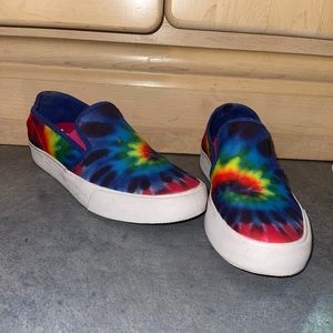 puma tie dye slip on shoes
